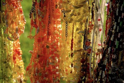 A wealth of beads at Wanaka  Sunday Market