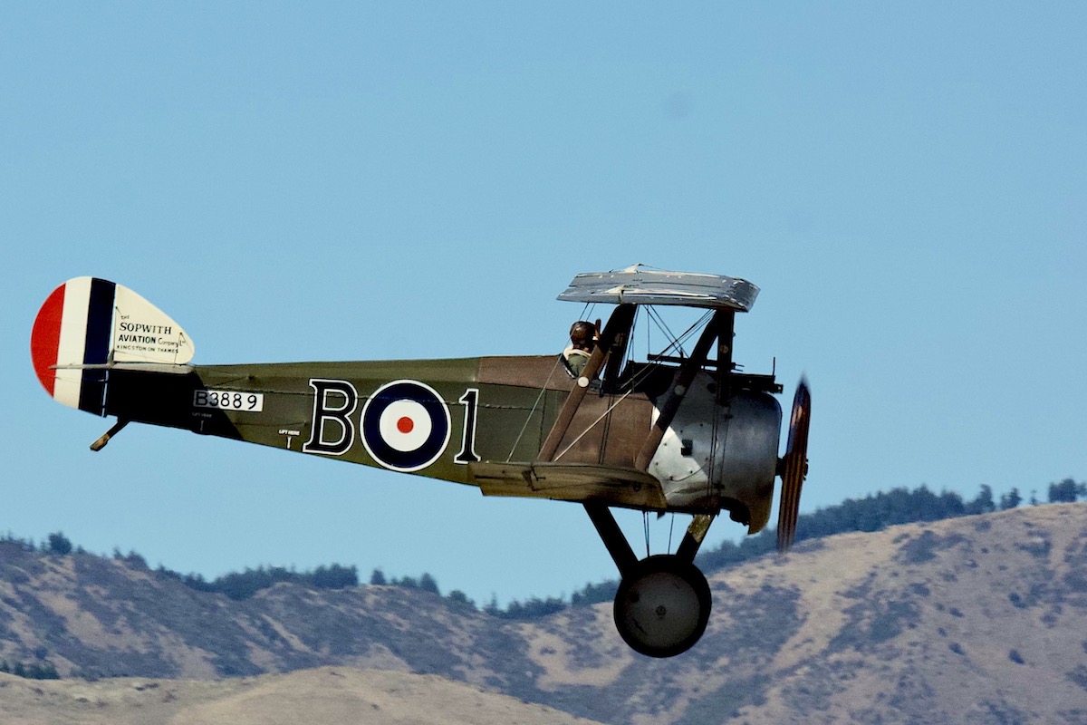 Sopwith Camel B3889 as flown by New Zealander Clive Collett in 1917