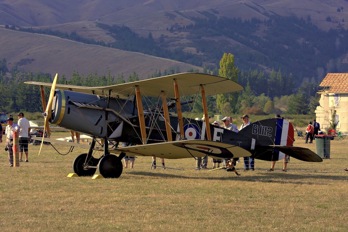 Bristol Biplane - one of a number owned by Peter Jackson. This sucessful design was known as the  Bristol Fighter.