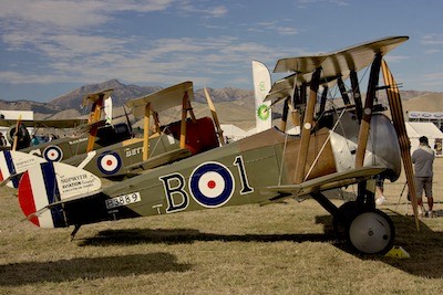 Sopwith Camel B3889 as flown by New Zealander Clive Collett in 1917