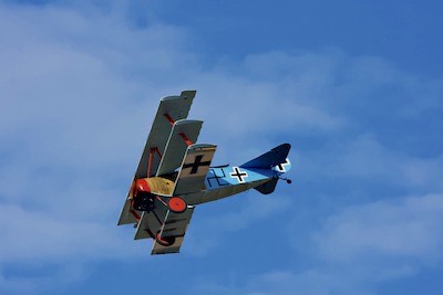 Fokker Triplane in colours used by  Ltn. Eberhard Mohnicke