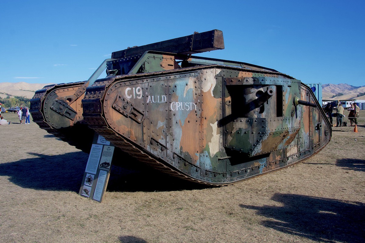 Great War tank replica Mk IV Tank