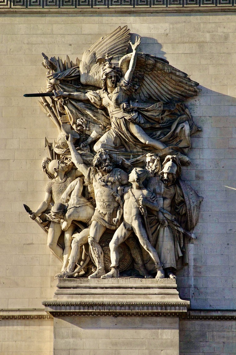 Detail of the Arc de Triomphe