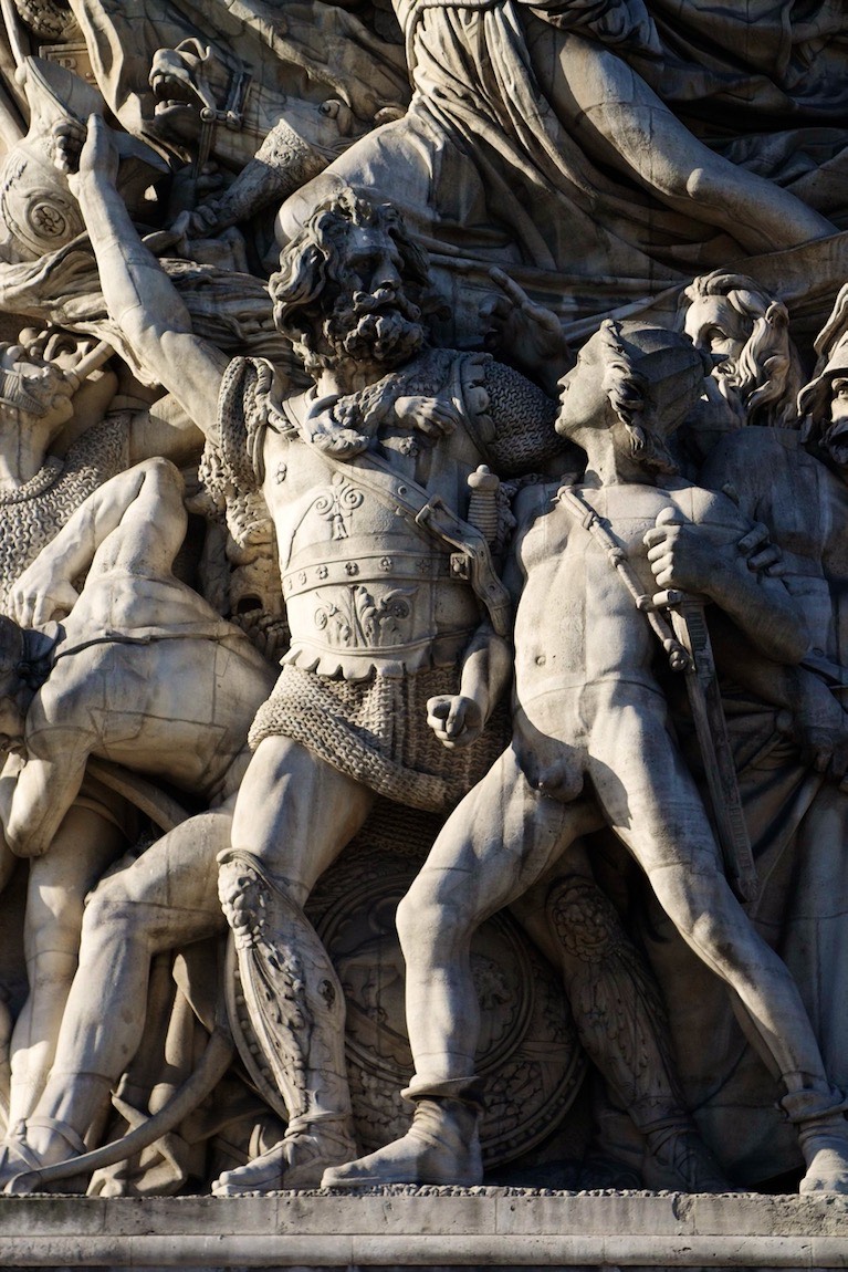 Detail of the Arc de Triomphe