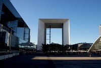 Looking east toward the Arche de La Défense