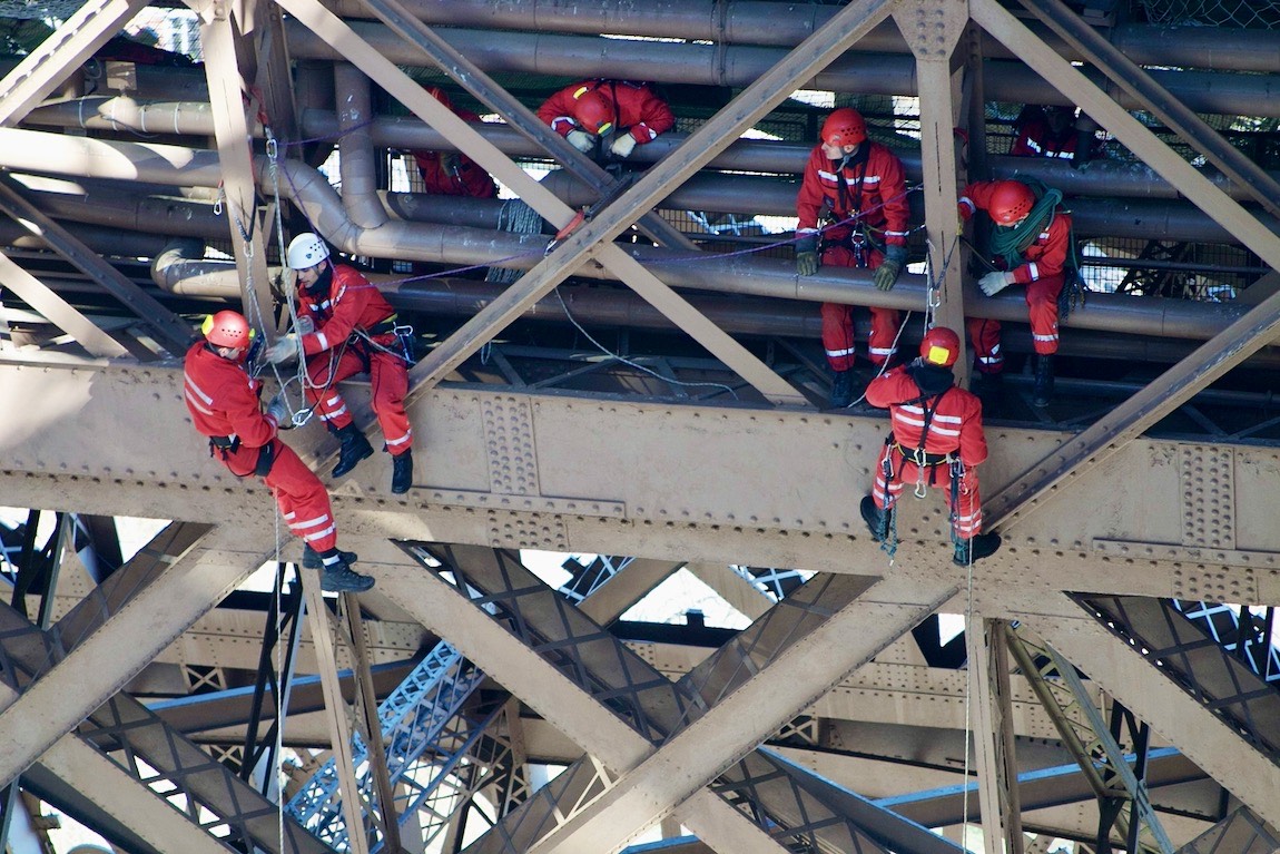 These guys are real - training for rescues.