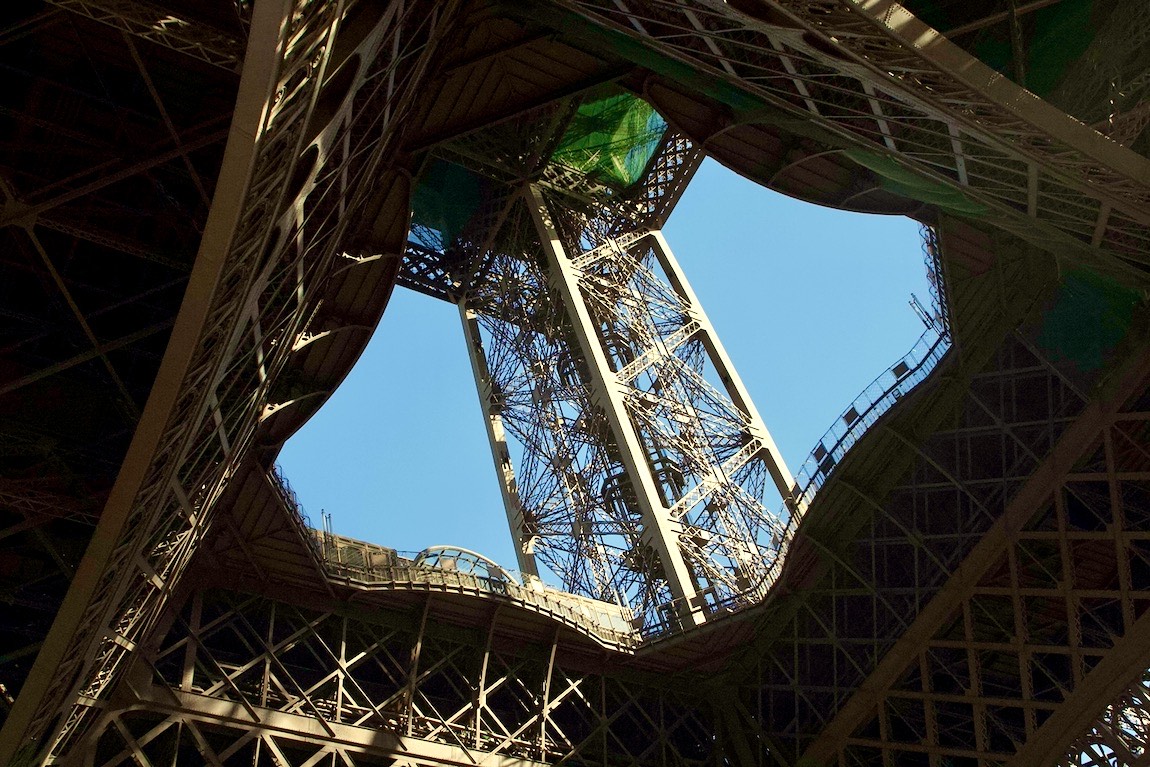 Eiffel Tower from below