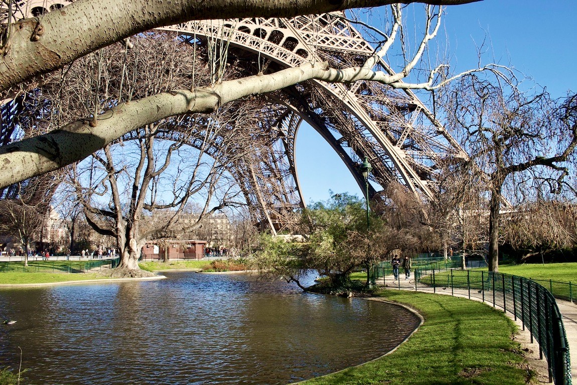 Base of the  Eiffel Tower