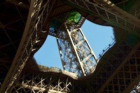 Eiffel Tower from below