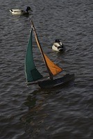 Toy boats on the Grande Basin Ronde