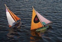 Toy boats on the Grande Basin Ronde