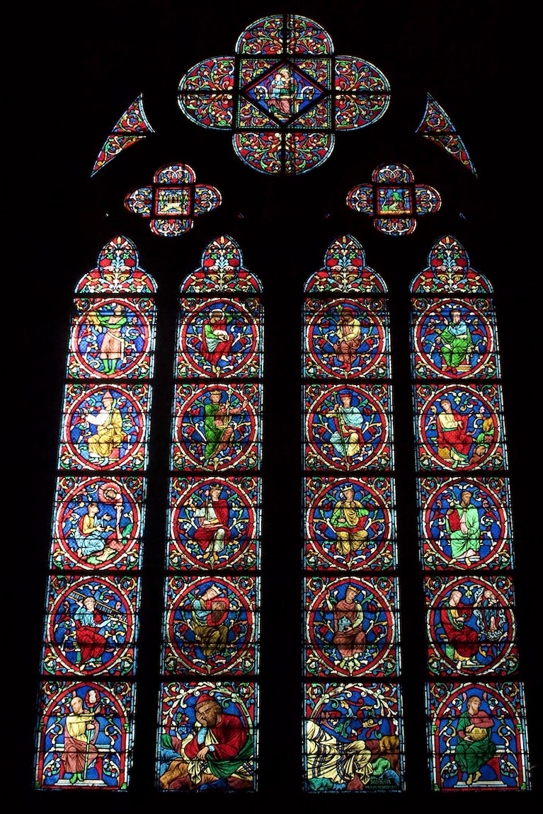 Notre-Dame stained glass