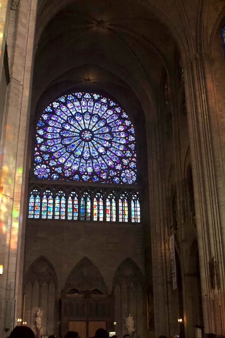 Notre-Dame stained glass