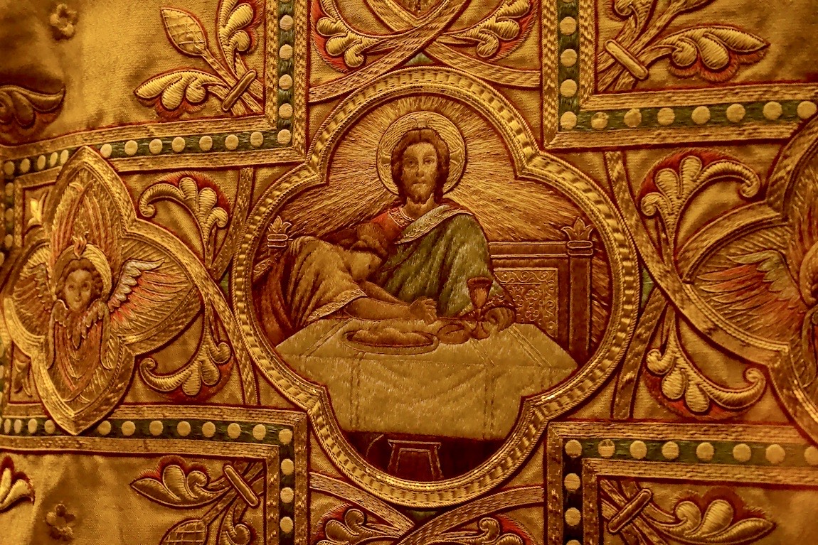 Tapestry within Notre-Dame