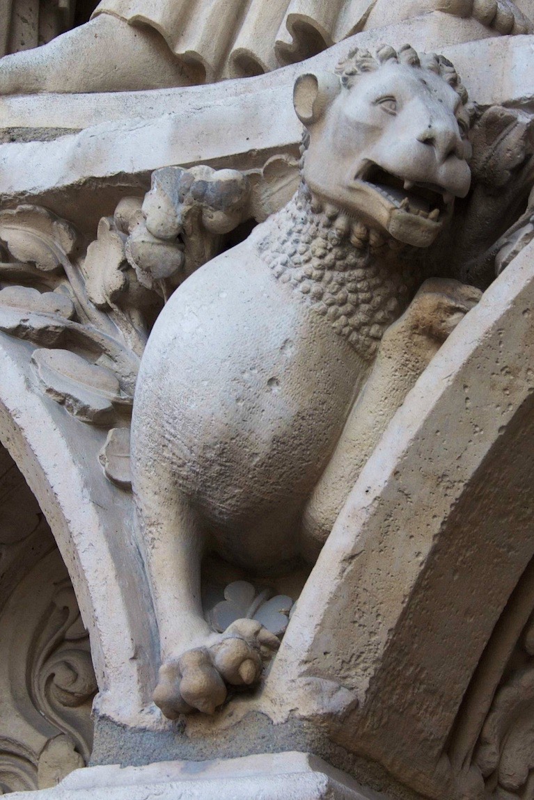 Not sure what this critter is.  Maybe a lion?