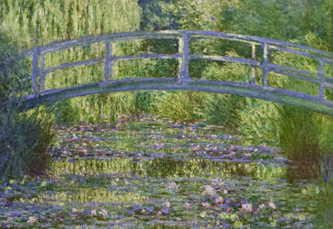 The Water Lily Pond: Green Harmony by Claude Monet