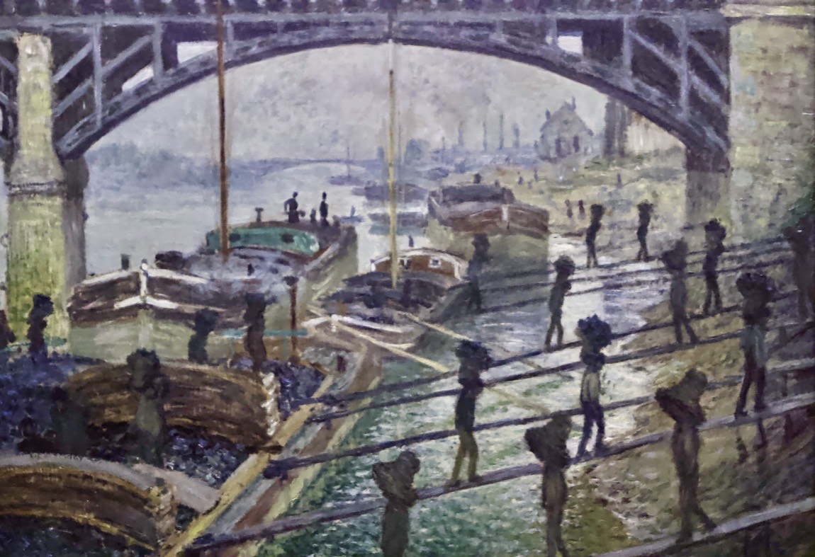 The Coalmen by Claude Monet