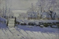 The Magpie by Claude Monet