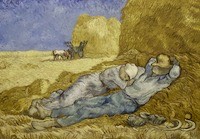 The siesta (after Millet) by Vincent van Gogh