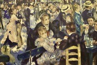 Bal du moulin de la Galette by Auguste Renoir