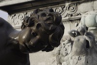 Statue on the Alexander III bridge