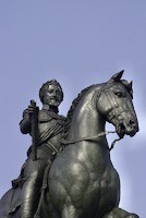 Equestrian statue of Henry IV of France by Pietro Tacca.