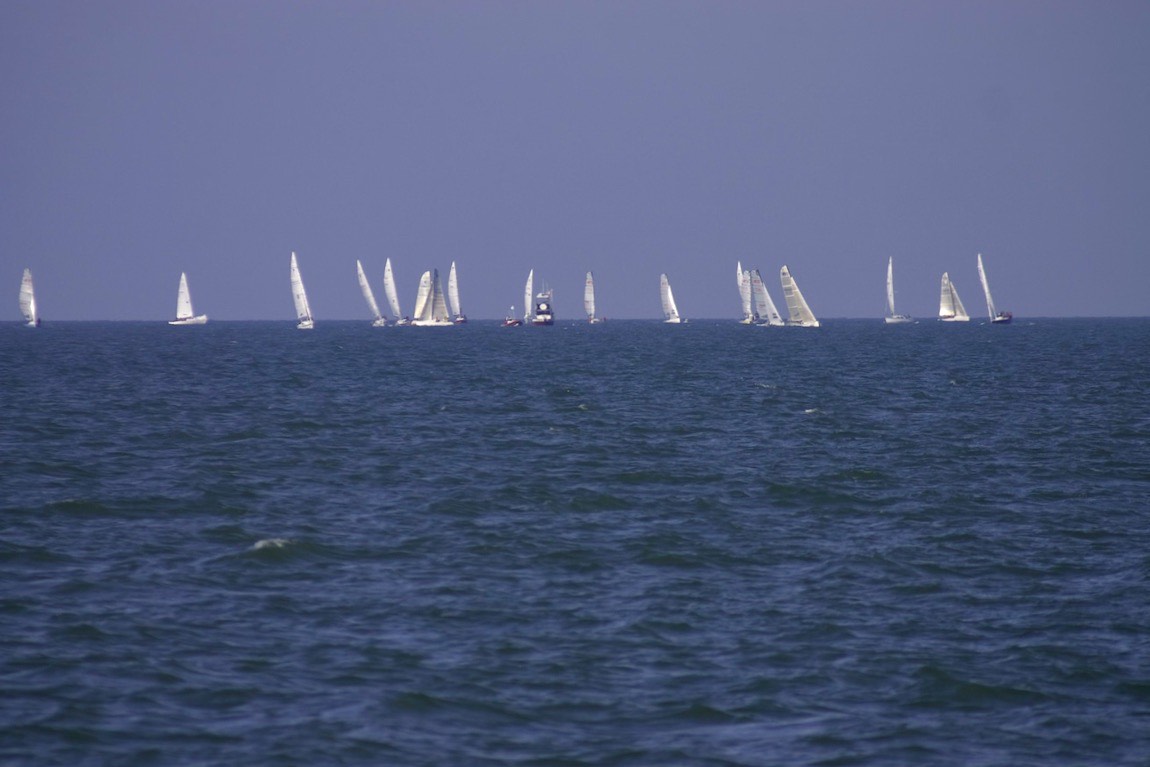 The sea off La Rochelle is a marine playground