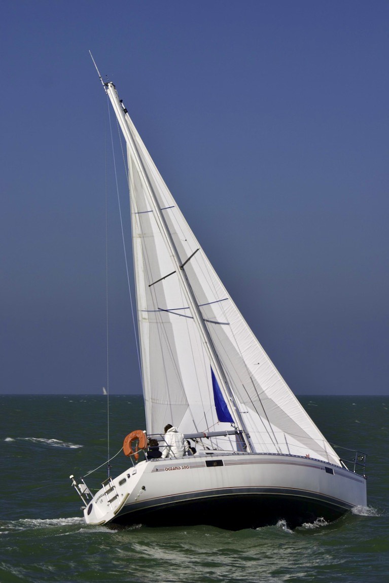 Sailing near Fort Boyard