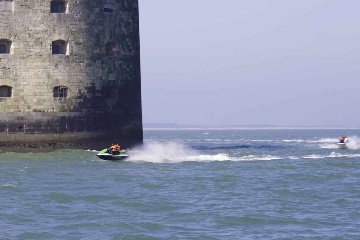 Sea-doos at the Boyard Bank