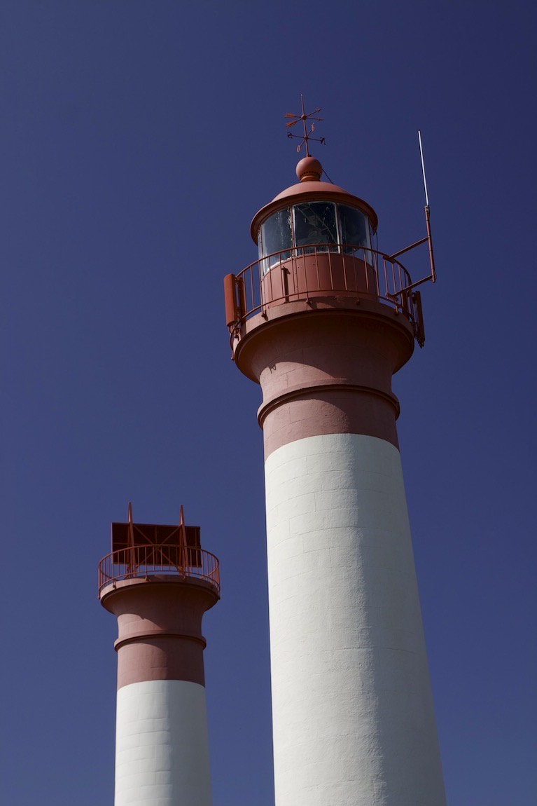 Aix island lighthouses