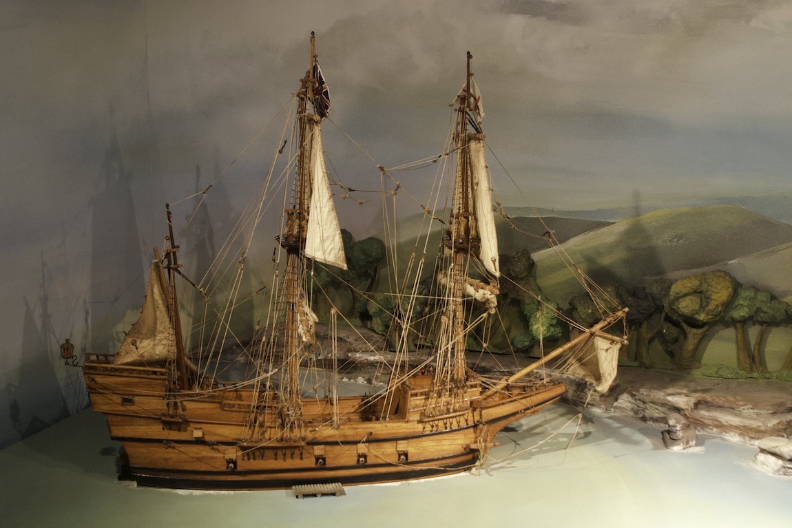Ship model in the maritime museum