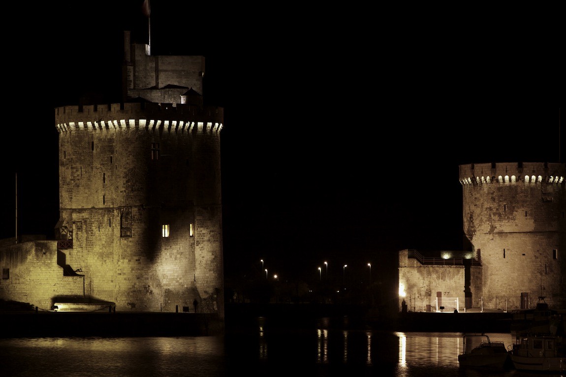 Towers at the old harbour entrance