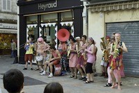 Many street musicians