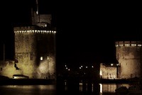 Towers at the old harbour entrance