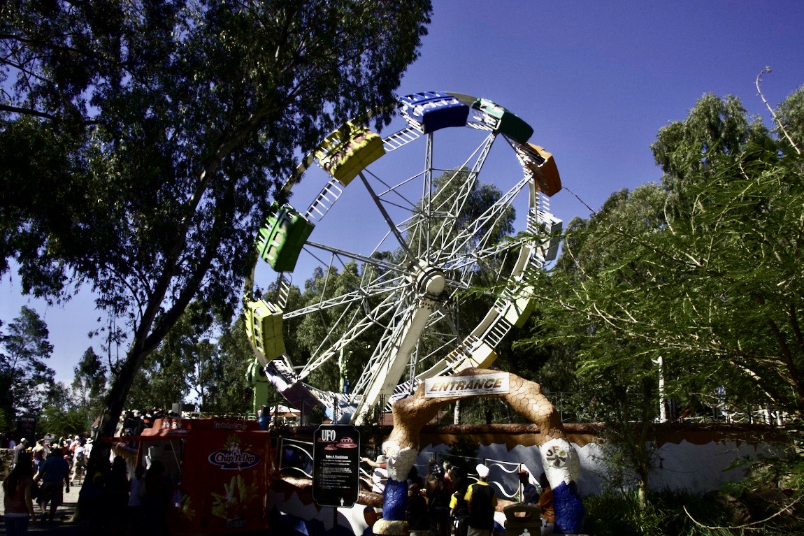 The UFO ride.  High G-force apparently.