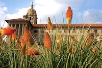 Union Buildings in Pretoria, seat of the South African government