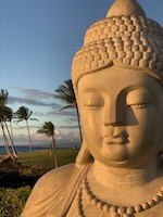 The serene Budda of Budda Point, Waikoloa Marriott Resort