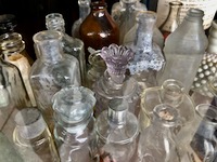 Old Glass Bottles in Captain Cook