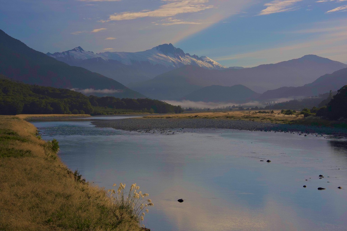 Mt. Hooker from Pleasant Flat, Haast Pass Highway