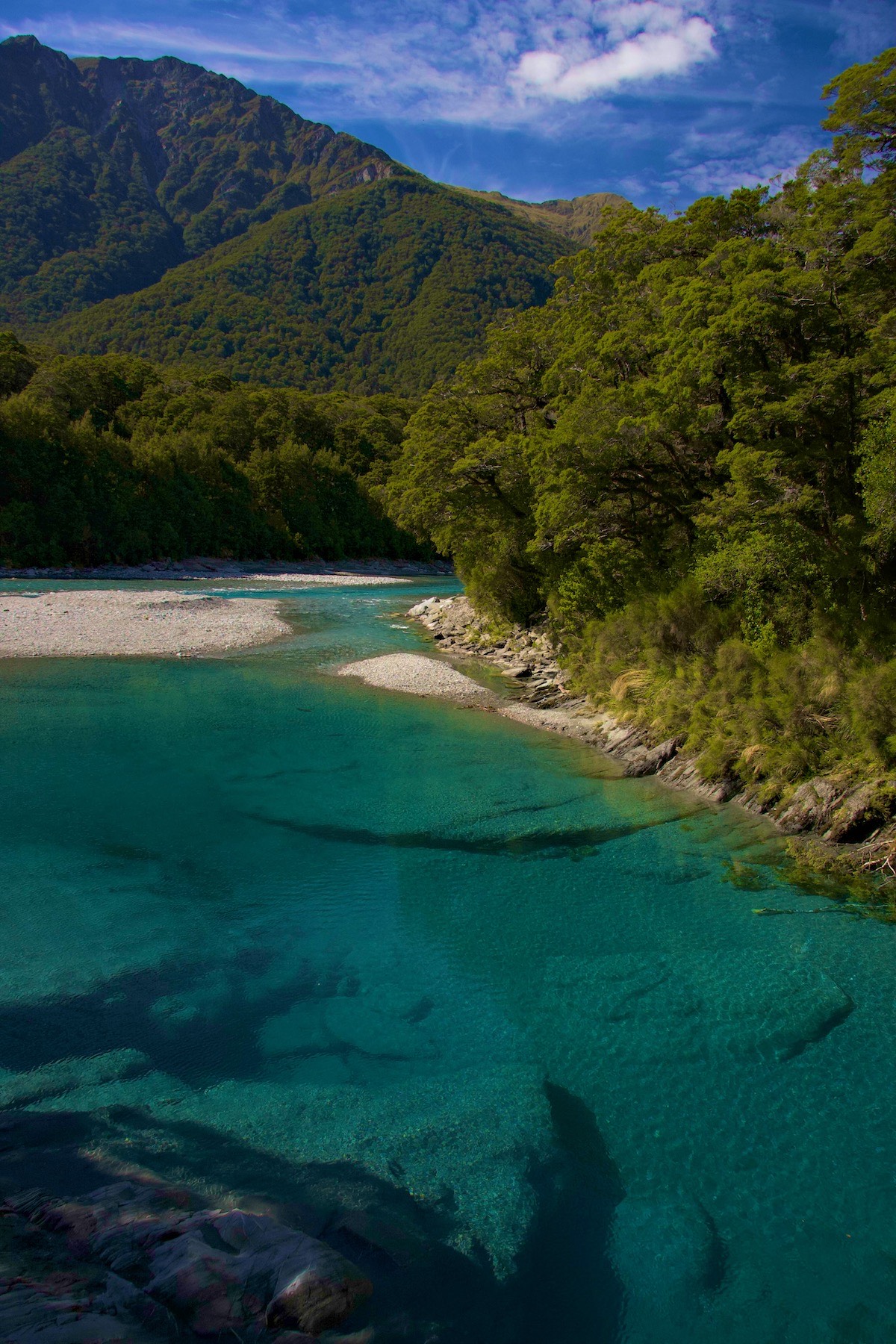 Blue Pools of Haast Pass