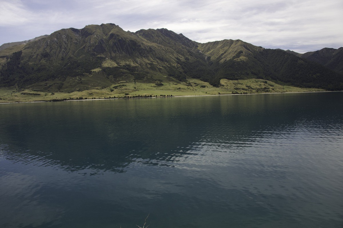 What a place for a farm - on the shore of Lake Hawea