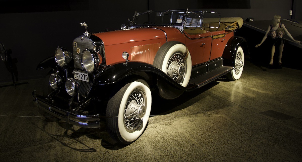 A grand Bently In the Classic Car Gallery in Nelson