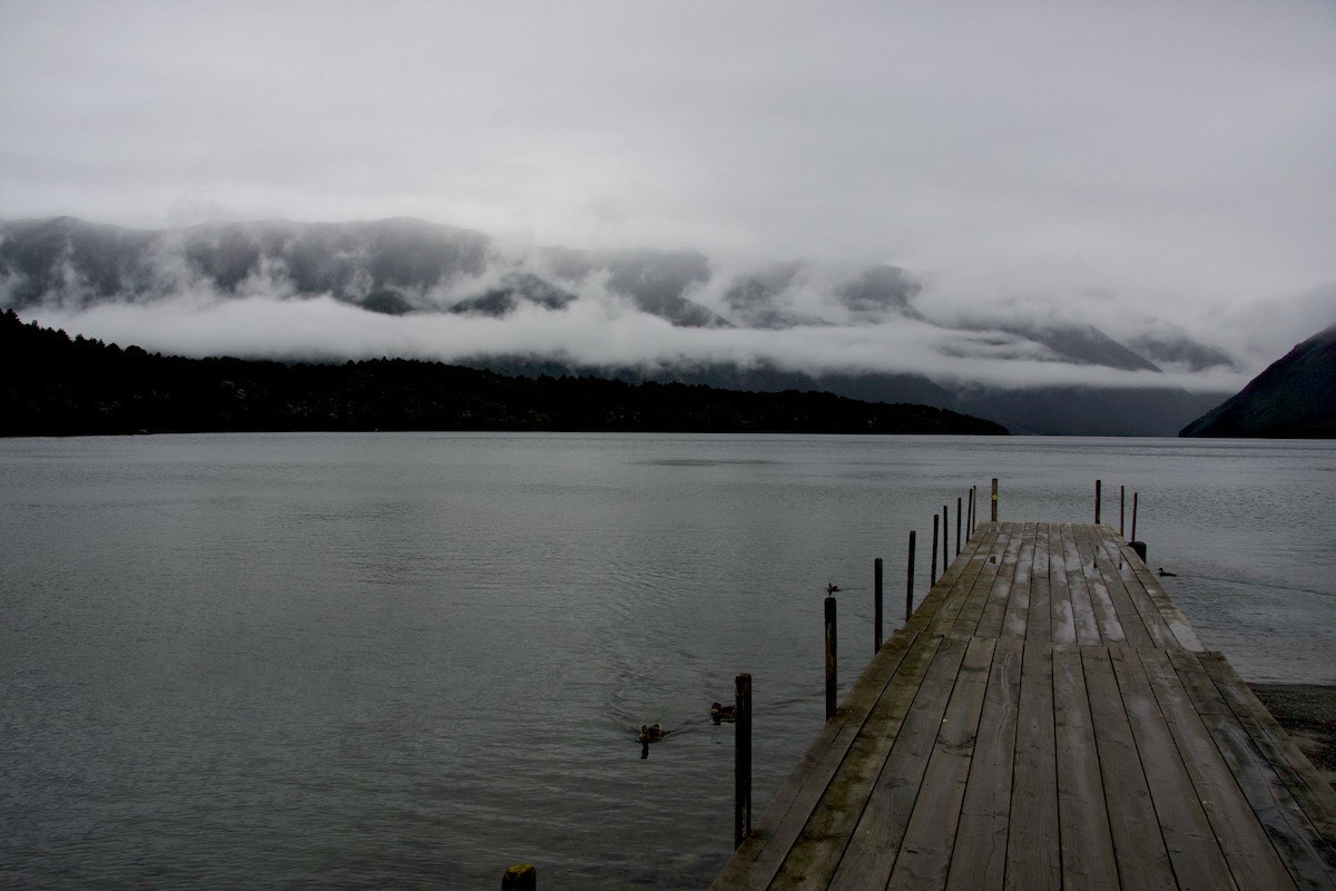 A gloomy day in the mountains...