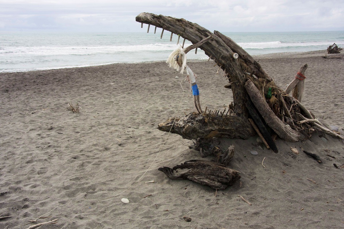 The surfer dude and the sea monster