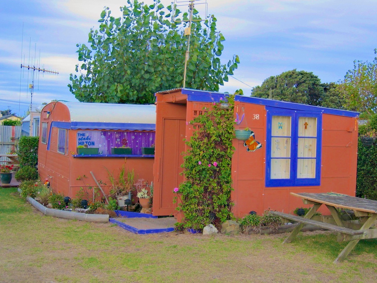 The Otaki Hilton - as seen in the campground