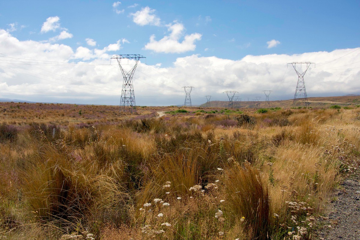 Typical scenery for the Desert Road