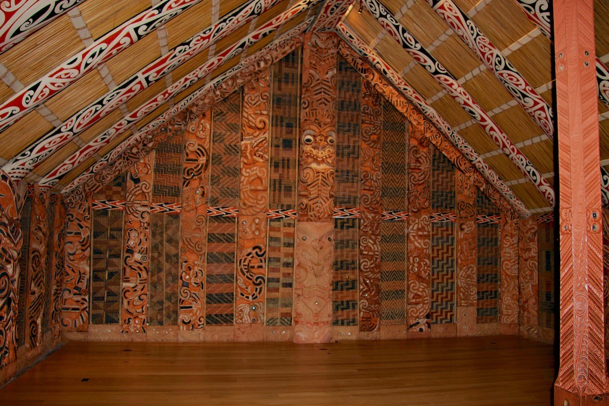 Maori marae (community meeting house)