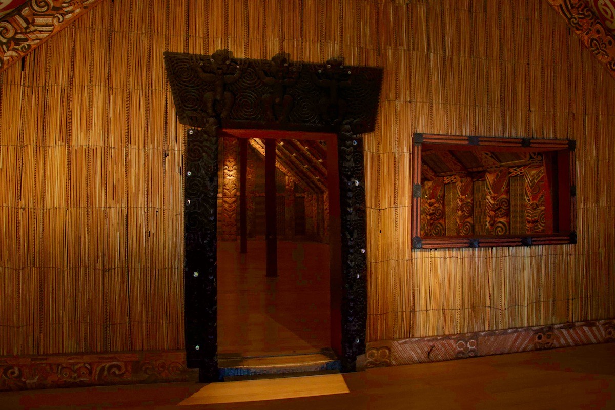 Marae entrance