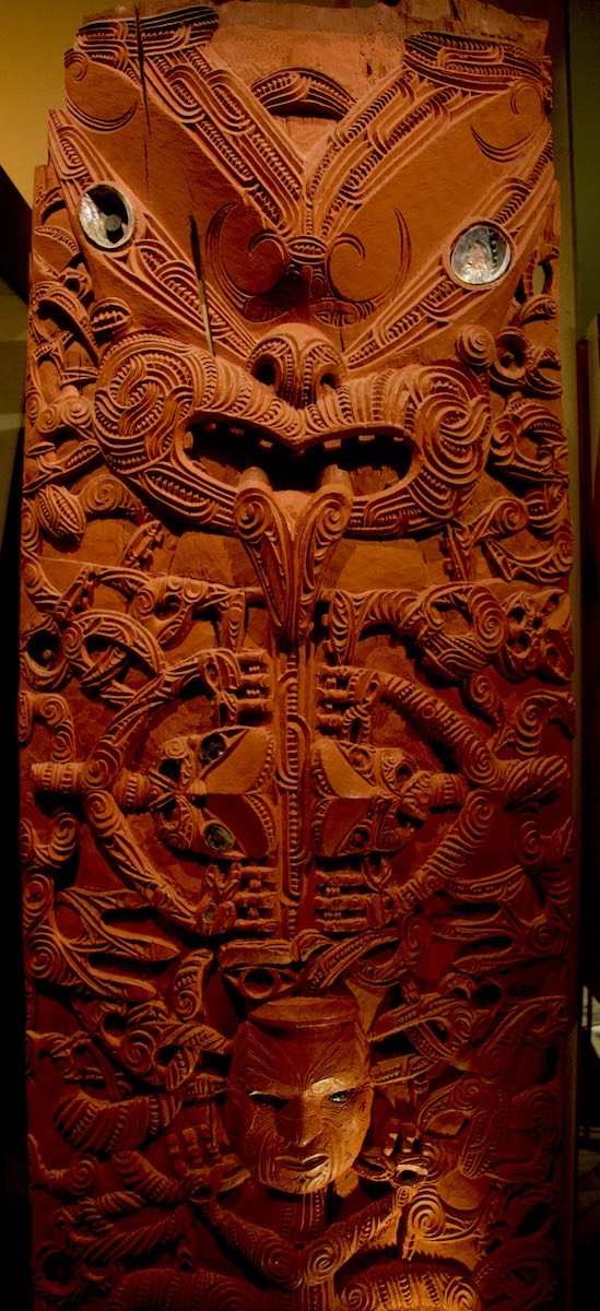 Detail of Marae carving