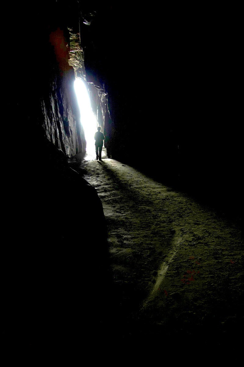 One way into Cathedral Cave